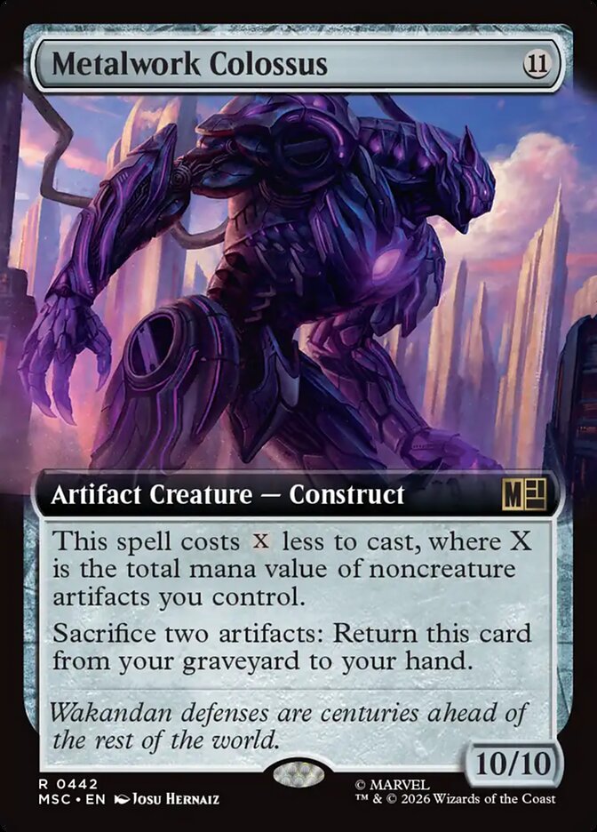 Metalwork Colossus (442) - Marvel Super Heroes Commander (MSC)