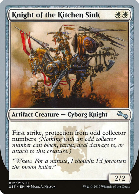 Knight of the Kitchen Sink (12d) - Unstable (UST)