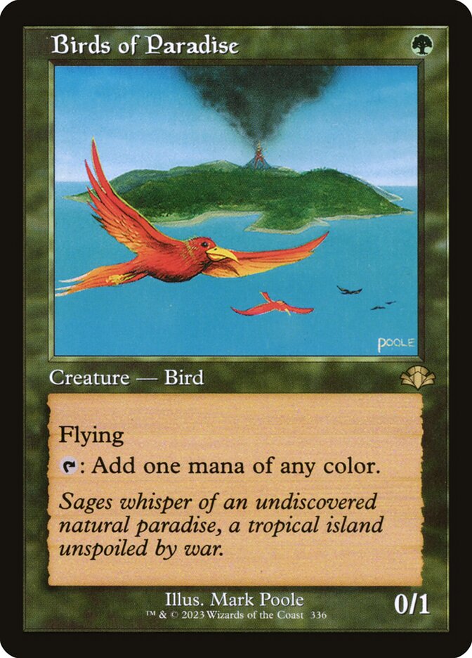 Birds of Paradise (336) - Dominaria Remastered (DMR)