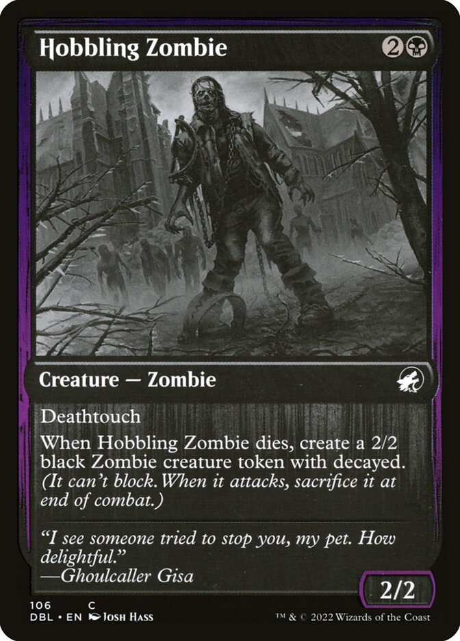 Hobbling Zombie - Innistrad: Double Feature (DBL)