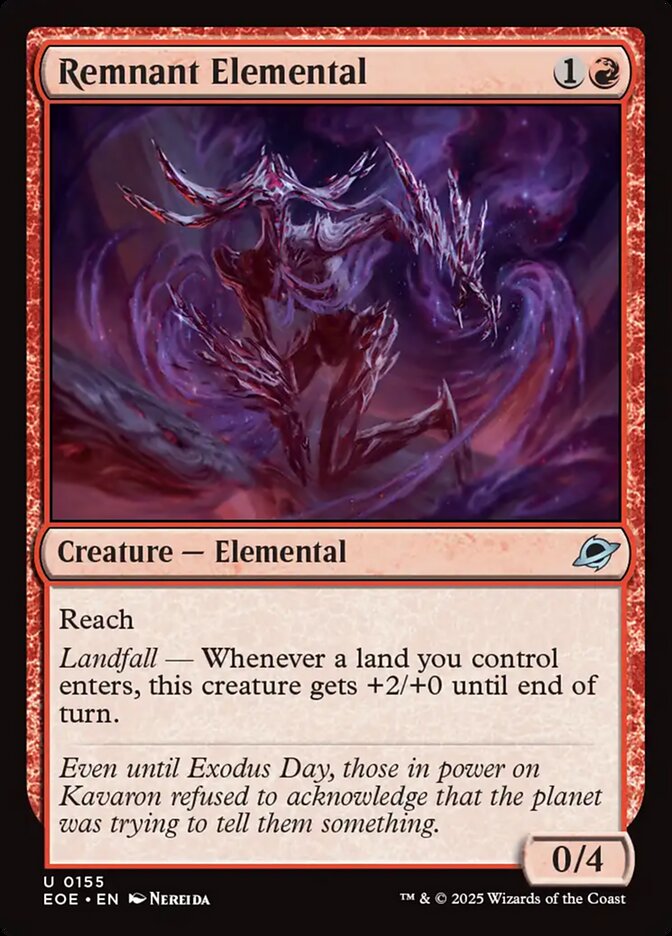 Remnant Elemental (155) - Edge of Eternities (EOE)