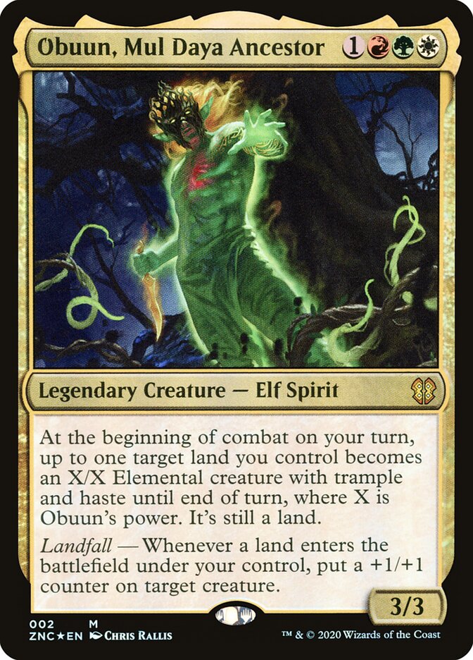 Obuun, Mul Daya Ancestor (2) - Zendikar Rising Commander (ZNC)