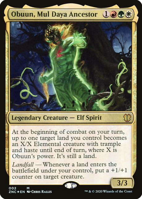 Obuun, Mul Daya Ancestor (2) - Zendikar Rising Commander (ZNC)