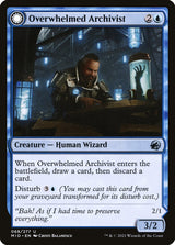 Overwhelmed Archivist // Archive Haunt (68) - Innistrad: Midnight Hunt (MID)