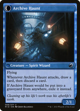 Overwhelmed Archivist // Archive Haunt (68) - Innistrad: Midnight Hunt (MID)