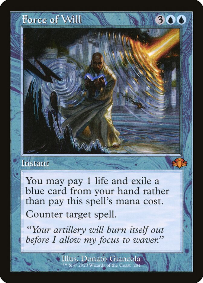 Force of Will (284) - Dominaria Remastered (DMR)