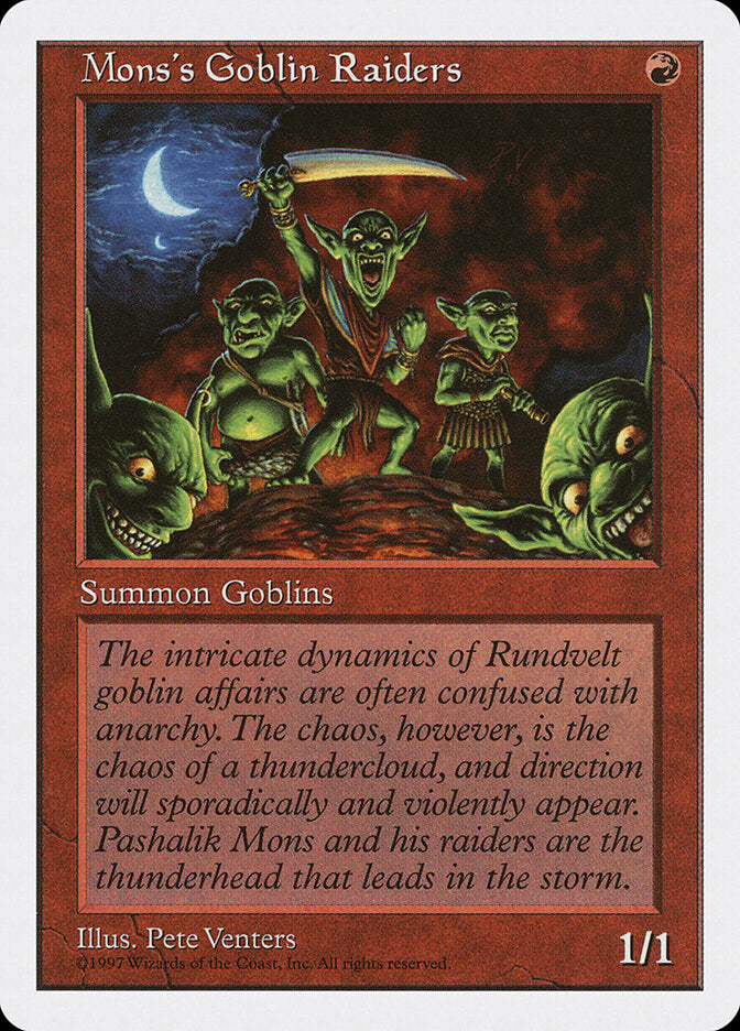Mons's Goblin Raiders (251) - Fifth Edition (5ED)