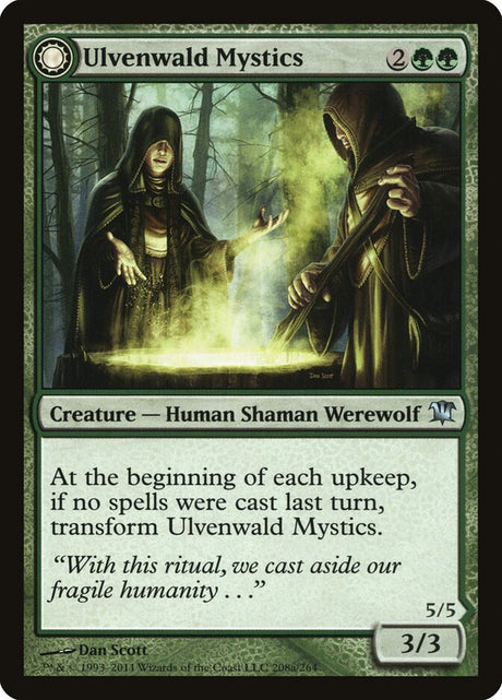 Ulvenwald Mystics // Ulvenwald Primordials (208) - Innistrad (ISD)