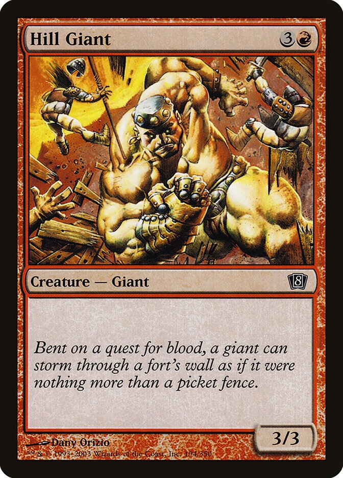 Hill Giant (194) - Eighth Edition (8ED)