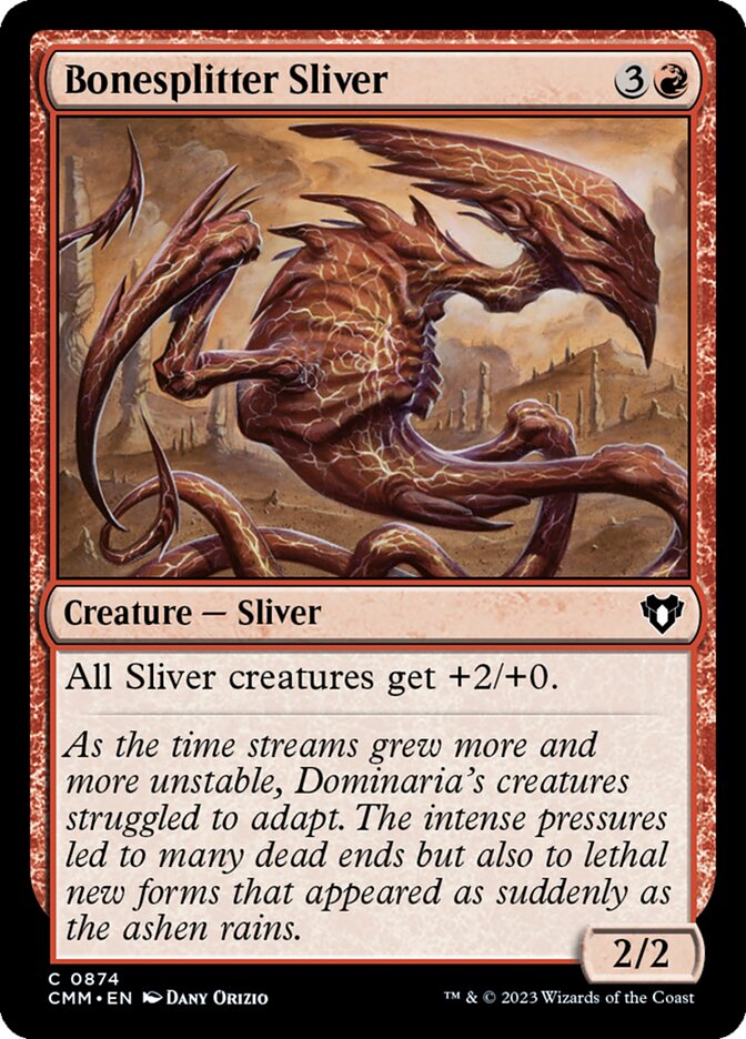 Bonesplitter Sliver (874) - Commander Masters (CMM)