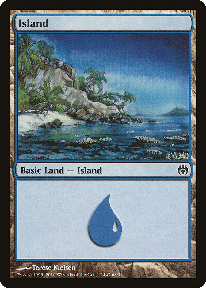 Island (68) - Duel Decks: Phyrexia vs. the Coalition (DDE)