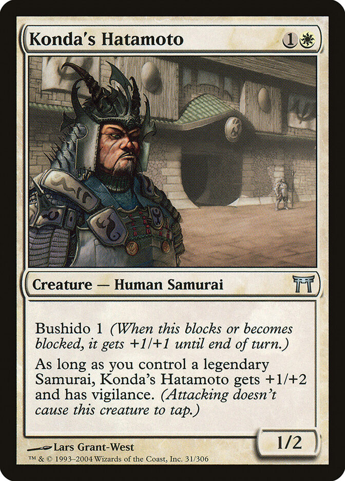 Konda's Hatamoto (31) - Champions of Kamigawa (CHK)