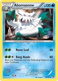 Abomasnow (26) - Plasma Blast (PLB)