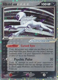 Absol ex (92) - EX Power Keepers (PK)