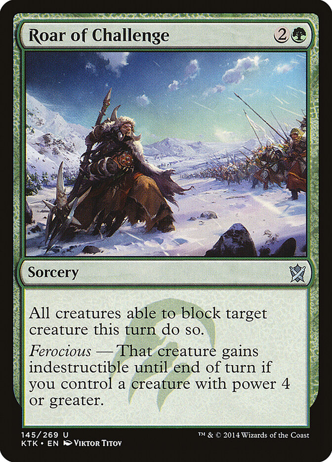 Roar of Challenge (145) - Khans of Tarkir (KTK)