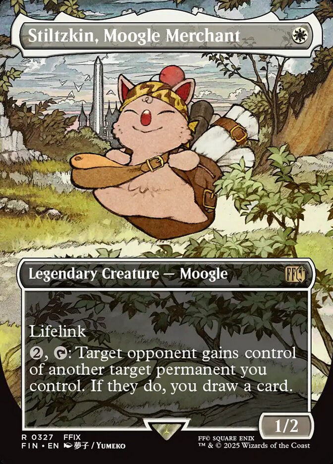 Stiltzkin, Moogle Merchant (327) - [Borderless] Final Fantasy (FIN)