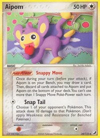 Aipom (34) - EX Unseen Forces (UF)