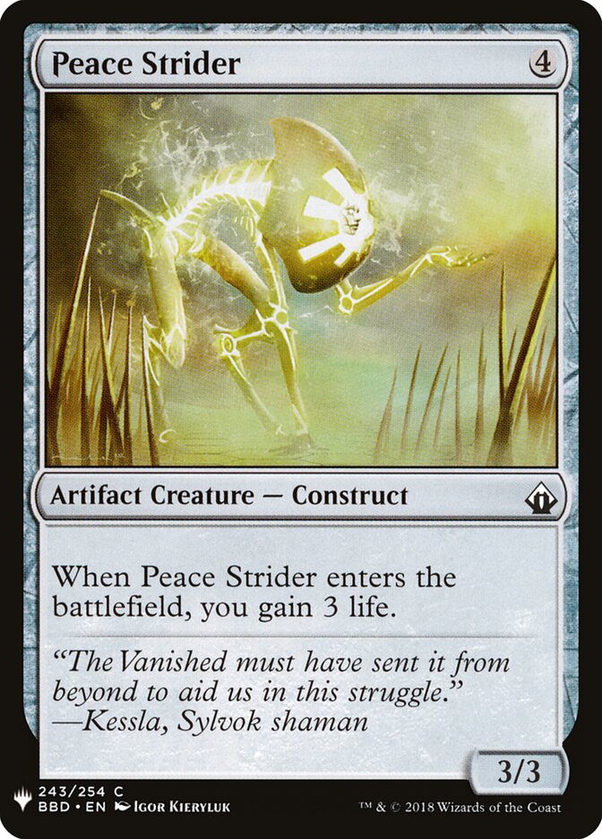 Peace Strider (BBD-243) - The List (PLST)