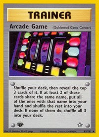 Arcade Game Goldenrod Game Corner (83) - Neo Genesis (N1)