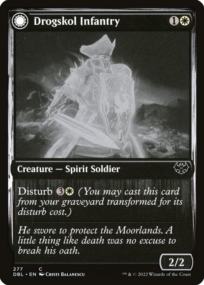 Drogskol Infantry // Drogskol Armaments - [Foil] Innistrad: Double Feature (DBL)