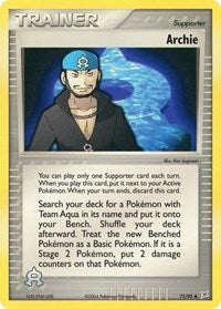 Archie (71) - EX Team Magma vs Team Aqua (MA)