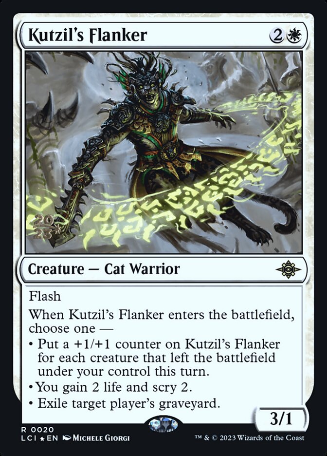 Kutzil's Flanker (20s) - The Lost Caverns of Ixalan Promos (PLCI)