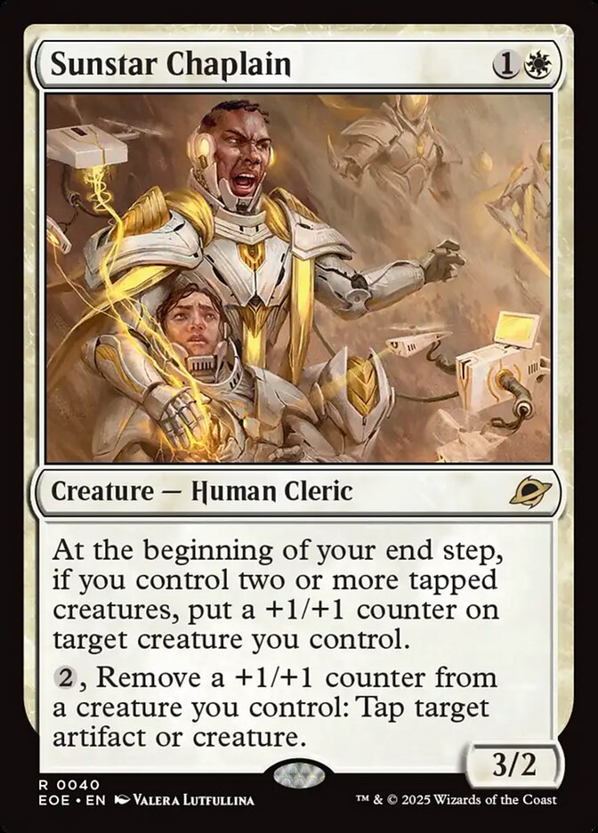Sunstar Chaplain (40) - [Foil] Edge of Eternities (EOE)