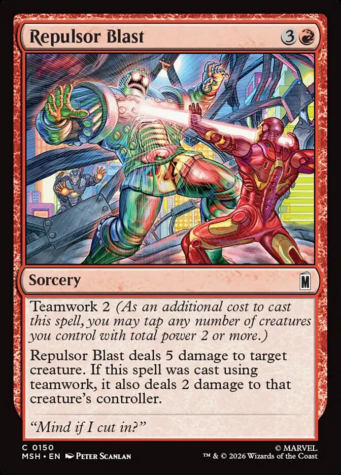 Repulsor Blast (150) - Marvel Super Heroes (MSH)