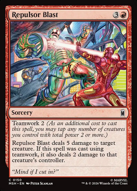 Repulsor Blast (150) - Marvel Super Heroes (MSH)