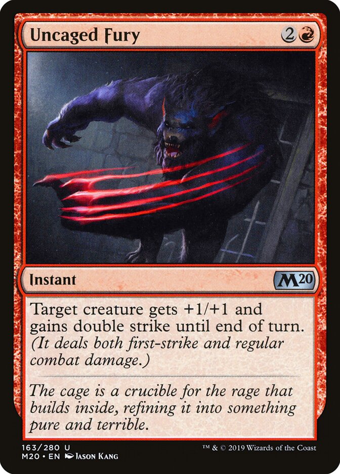 Uncaged Fury (163) - Core Set 2020 (M20)