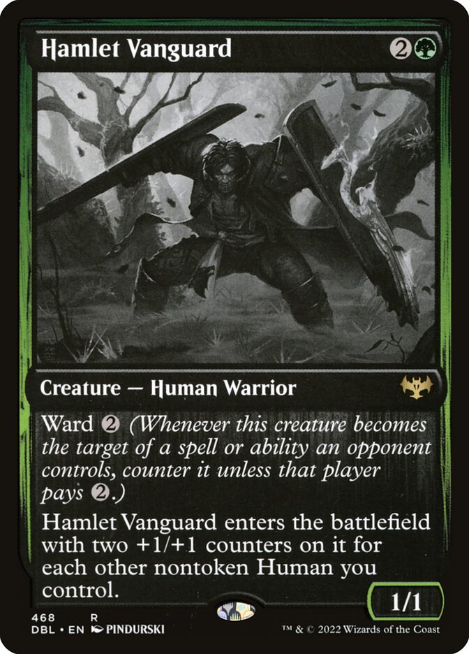 Hamlet Vanguard - [Foil] Innistrad: Double Feature (DBL)