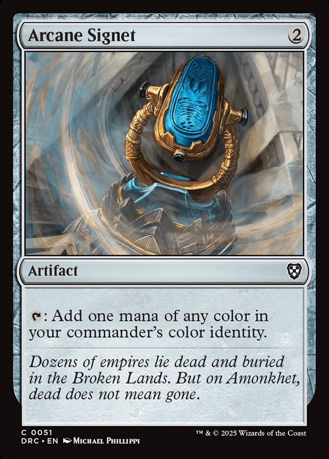 Arcane Signet (51) - Aetherdrift Commander (DRC)