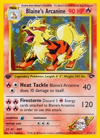 Blaines Arcanine (1) - Gym Challenge (G2)