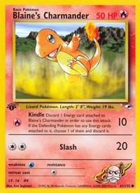 Blaines Charmander (61) - Gym Heroes (G1)
