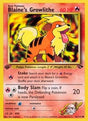 Blaines Growlithe (62) - Gym Challenge (G2)