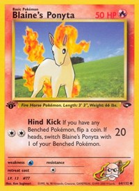 Blaines Ponyta (64) - Gym Challenge (G2)