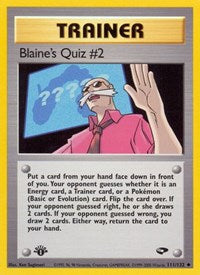 Blaines Quiz 2 (111) - Gym Challenge (G2)