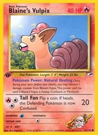 Blaines Vulpix (65) - Gym Heroes (G1)