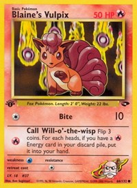 Blaines Vulpix (66) - Gym Challenge (G2)