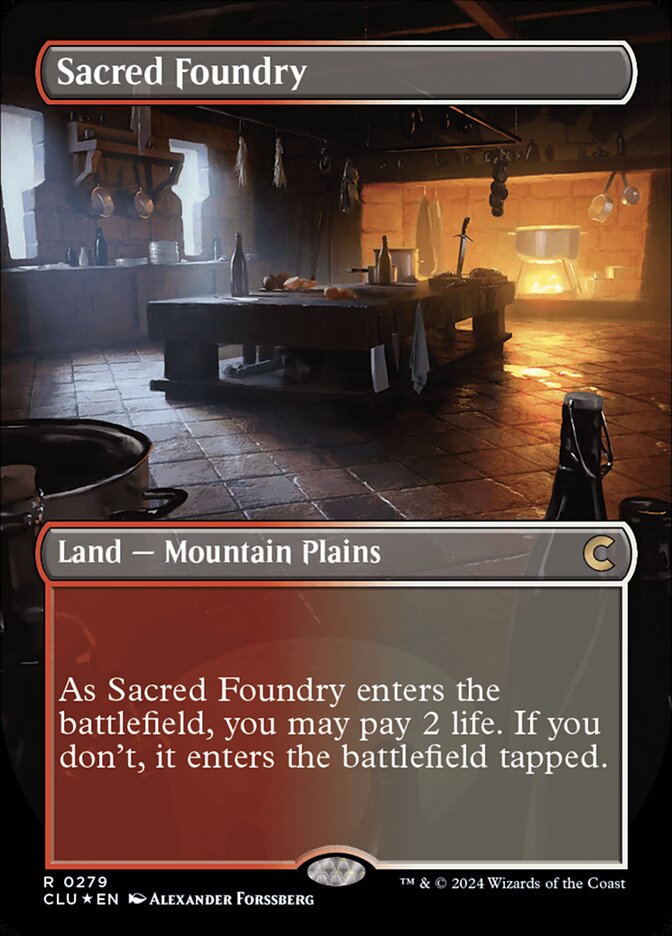 Sacred Foundry (279) - Ravnica: Clue Edition (CLU)