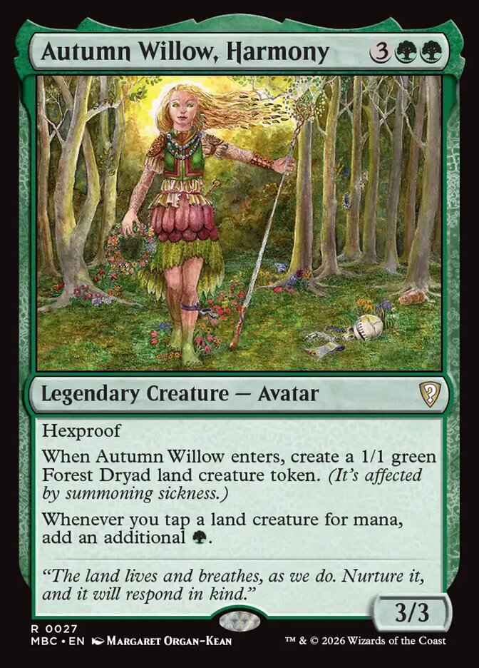 Autumn Willow, Harmony (27) - Mystery Booster Commander Edition (MBC)
