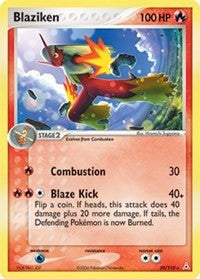 Blaziken (20) - EX Holon Phantoms (HP)