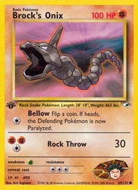 Brocks Onix (69) - Gym Heroes (G1)