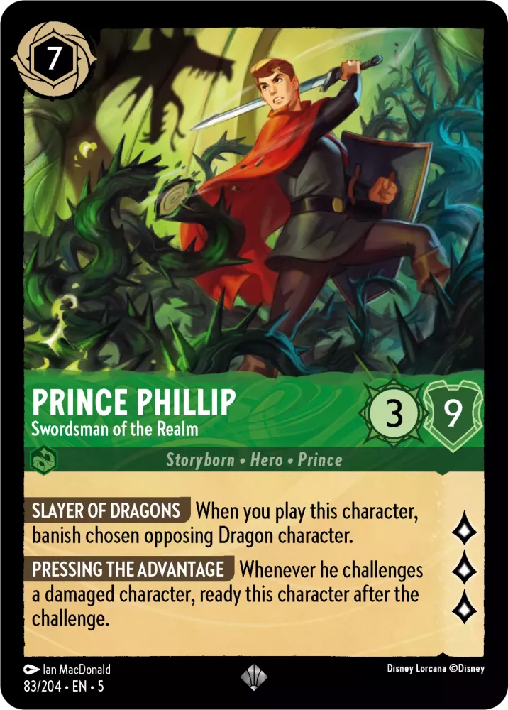 Prince Phillip - Swordsman of the Realm - [Foil] Shimmering Skies (5)