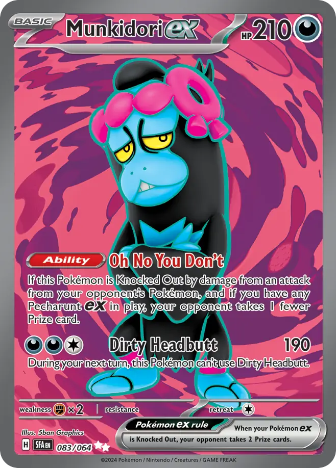 Munkidori ex (83/64) - [Full Art] Shrouded Fable (SFA)
