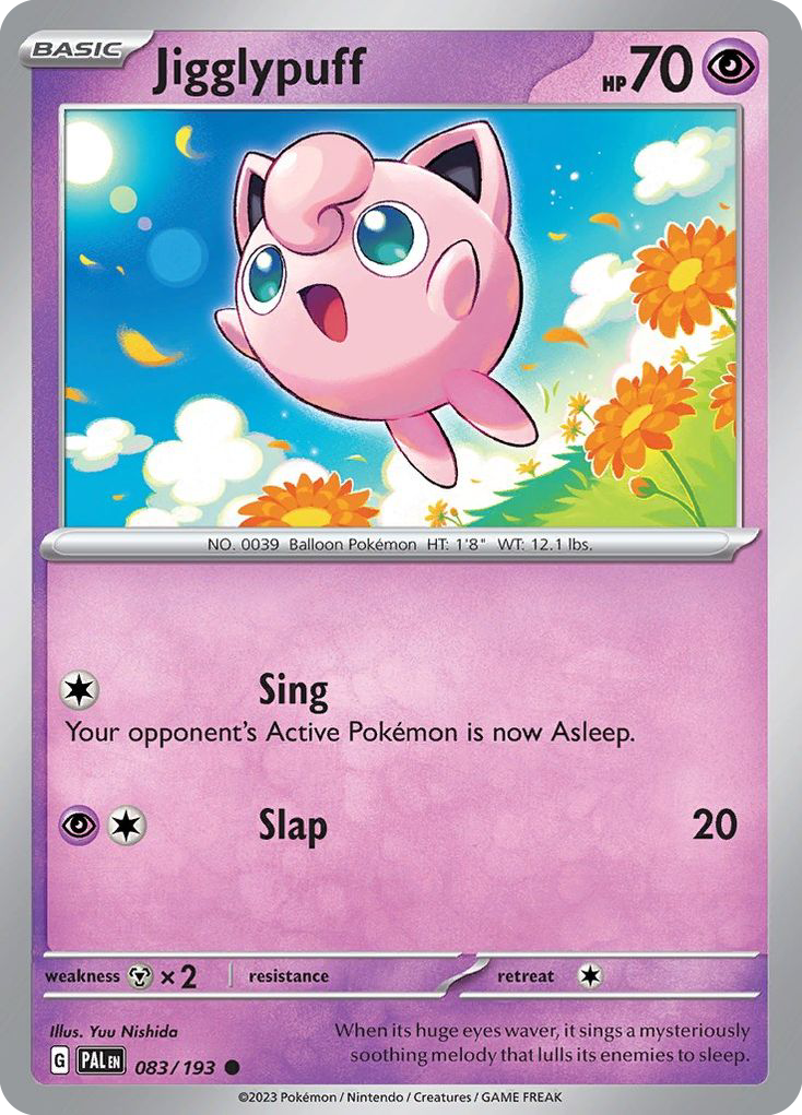 Jigglypuff (83/193) - [Reverse Holo] Paldea Evolved (PAL)