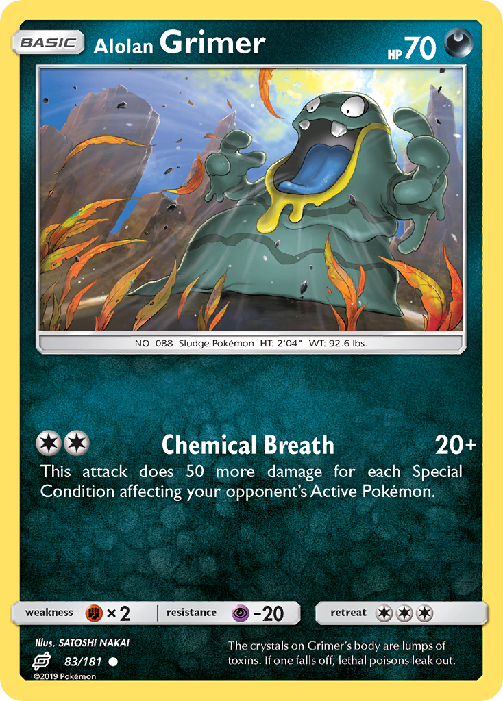 Alolan Grimer (83/181) - [Reverse Holo] Team Up (TEU)