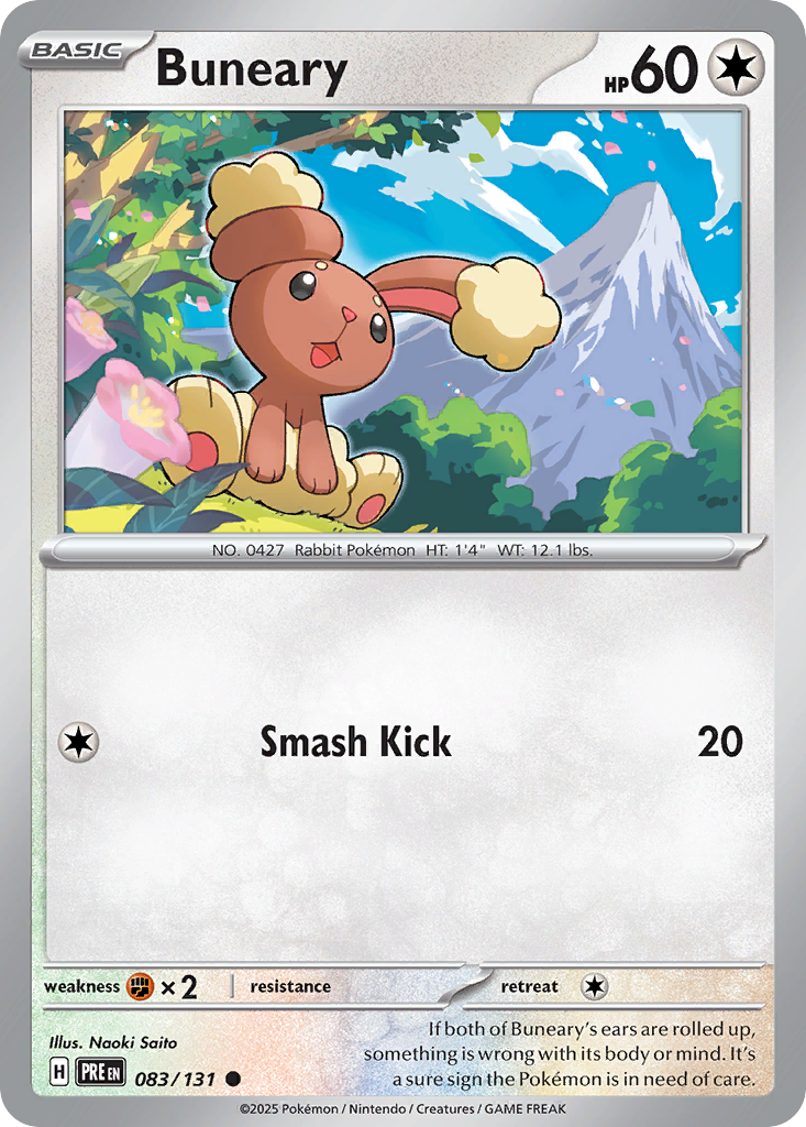 Buneary (83/131) - Prismatic Evolutions (PRE)