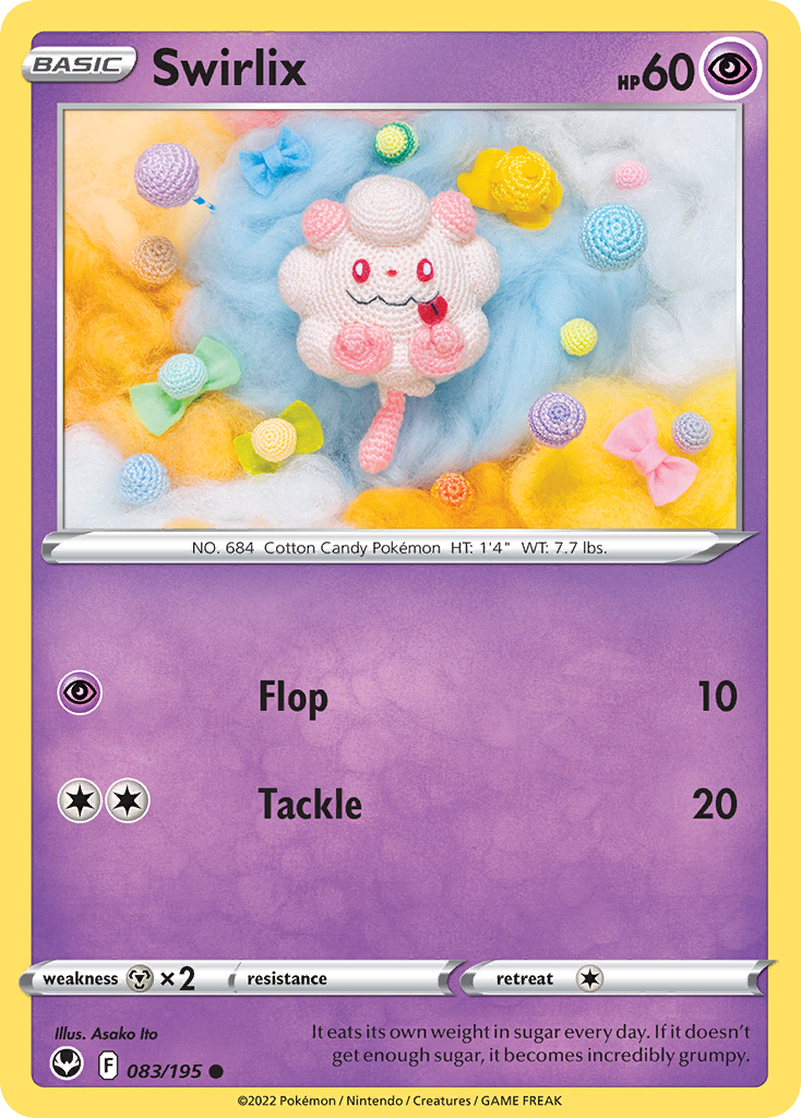 Swirlix (83/195) - [Reverse Holo] Silver Tempest (SIT)