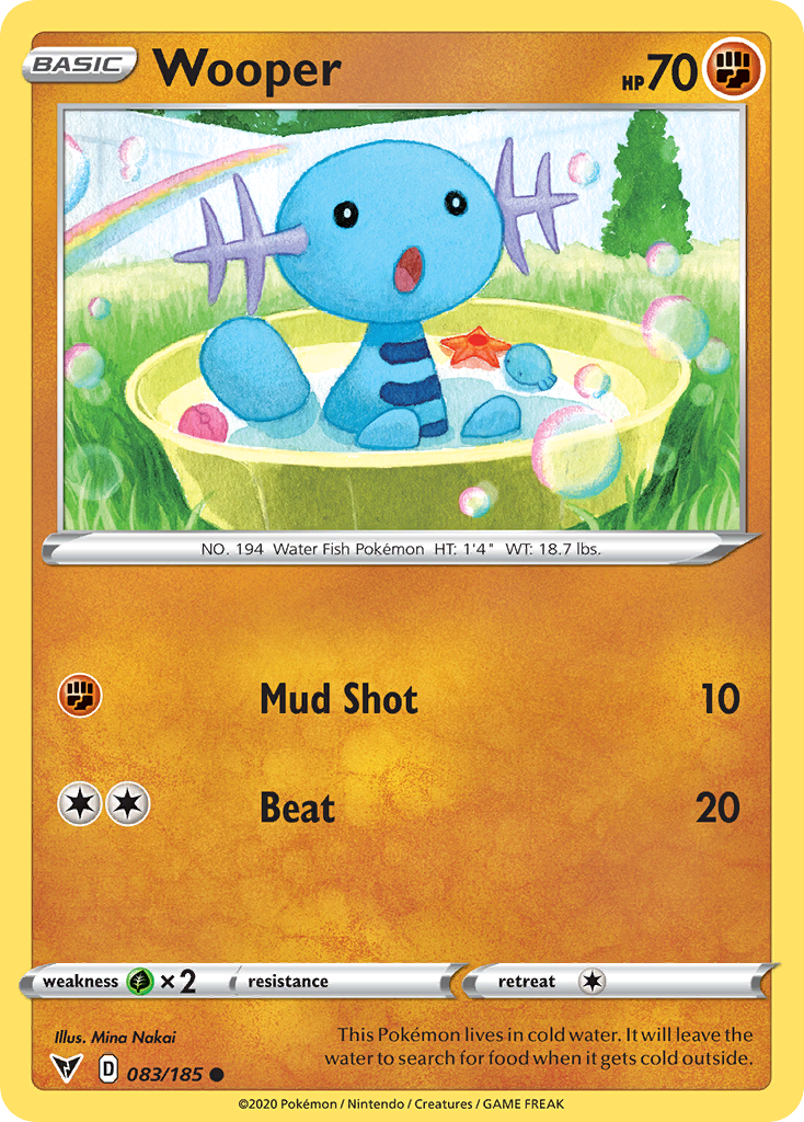 Wooper (83/185) - [Reverse Holo] Vivid Voltage (VIV)